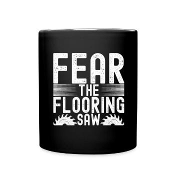 Tiler Floor Layer - Full Colour Mug - black - Front
