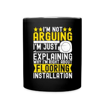 liesenleger floor layer - Full Colour Mug - black - Front