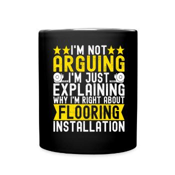 liesenleger floor layer - Full Colour Mug - black - Front