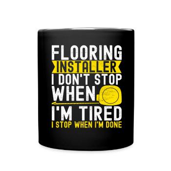 liesenleger floor layer - Full Colour Mug - black - Front