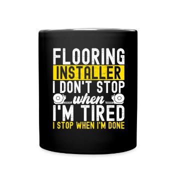 liesenleger floor layer - Full Colour Mug - black - Front
