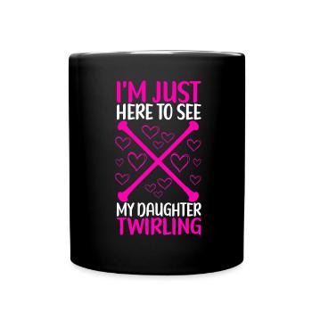 Majorette Gymnastics Majorettes Baton Twirling - Full Colour Mug - black - Front
