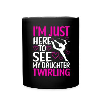 Majorette Gymnastics Majorettes Baton Twirling - Full Colour Mug - black - Front