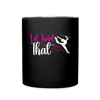 Majorette Gymnastics Majorettes Baton Twirling - Full Colour Mug - black - Front