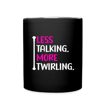 Majorette Gymnastics Majorettes Baton Twirling - Full Colour Mug - black - Front
