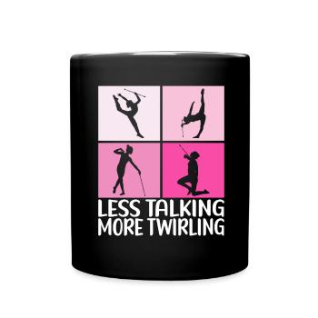 Majorette Gymnastics Majorettes Baton Twirling - Full Colour Mug - black - Front