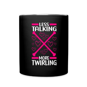 Majorette Gymnastics Majorettes Baton Twirling - Full Colour Mug - black - Front