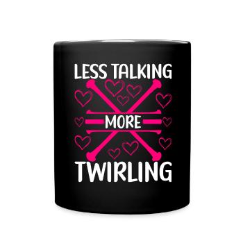 Majorette Gymnastics Majorettes Baton Twirling - Full Colour Mug - black - Front
