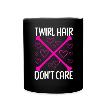 Majorette Gymnastics Majorettes Baton Twirling - Full Colour Mug - black - Front