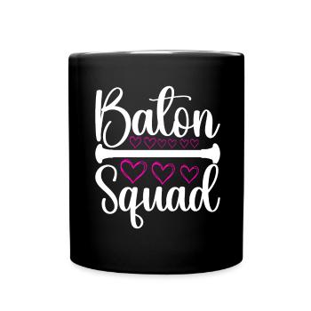 Majorette Gymnastics Majorettes Baton Twirling - Full Colour Mug - black - Front