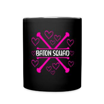 Majorette Gymnastics Majorettes Baton Twirling - Full Colour Mug - black - Front
