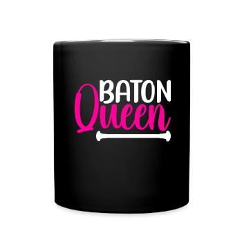 Majorette Gymnastics Majorettes Baton Twirling - Full Colour Mug - black - Front