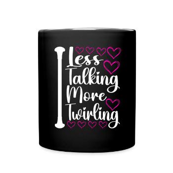 Majorette Gymnastics Majorettes Baton Twirling - Full Colour Mug - black - Front