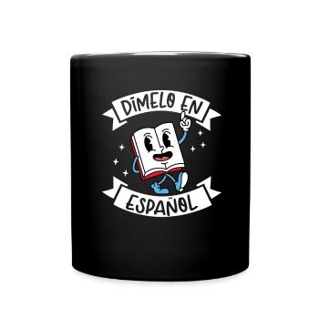 Spanish Teacher Maestra Bilingual Teacher - Full Colour Mug - black - Front