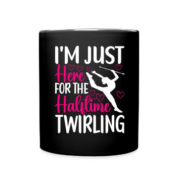Majorette Gymnastics Majorettes Baton Twirling - Full Colour Mug - black - Front