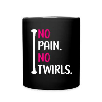 Majorette Gymnastics Majorettes Baton Twirling - Full Colour Mug - black - Front