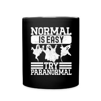 Enquêteur paranormal Chasse aux fantômes - Mug uni - noir - Devant