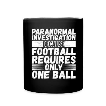 Enquêteur paranormal Chasse aux fantômes - Mug uni - noir - Devant