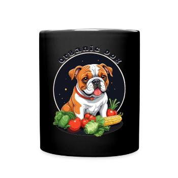 Organic Dog - Full Colour Mug - black - Front