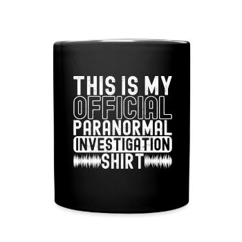 Enquêteur paranormal Chasse aux fantômes - Mug uni - noir - Devant