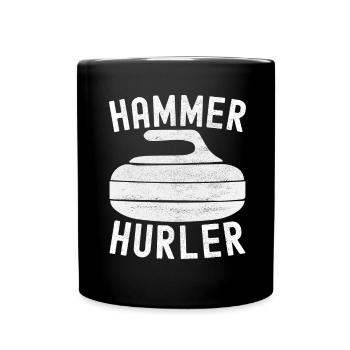 Joueurs de curling - Mug uni - noir - Devant