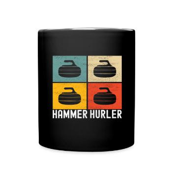 Curling Curling Players - Full Colour Mug - black - Front