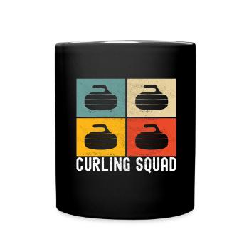 Curling Curling Players - Full Colour Mug - black - Front