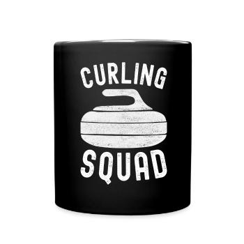 Curling Curling Players - Full Colour Mug - black - Front