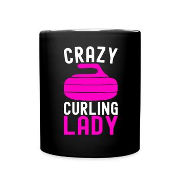 Joueurs de curling - Mug uni - noir - Devant