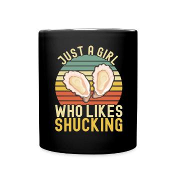 Oysters Oyster Lovers - Full Colour Mug - black - Front