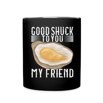 Oysters Oyster Lovers - Full Colour Mug - black - Front