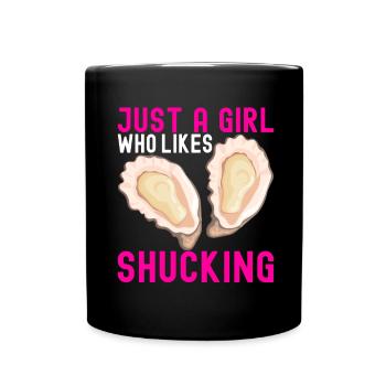 Oysters Oyster Lovers - Full Colour Mug - black - Front