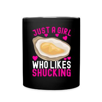 Oysters Oyster Lovers - Full Colour Mug - black - Front