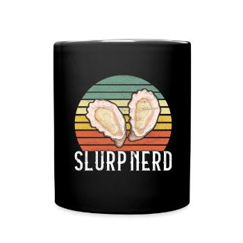 Oysters Oyster Lovers - Full Colour Mug - black - Front