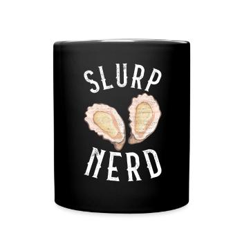 Oysters Oyster Lovers - Full Colour Mug - black - Front