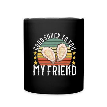 Oysters Oyster Lovers - Full Colour Mug - black - Front