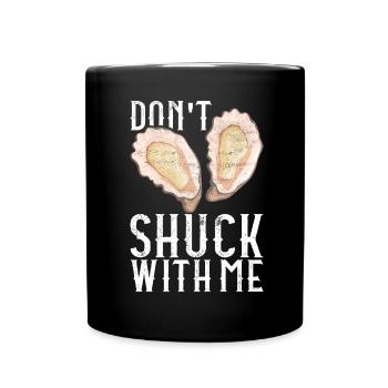 Oysters Oyster Lovers - Full Colour Mug - black - Front