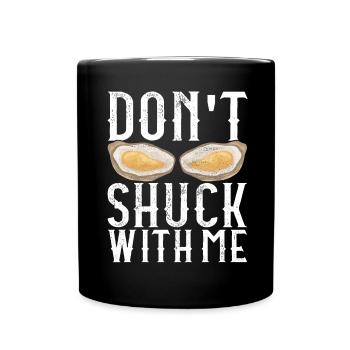 Oysters Oyster Lovers - Full Colour Mug - black - Front