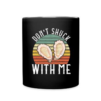 Oysters Oyster Lovers - Full Colour Mug - black - Front
