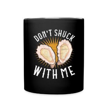Oysters Oyster Lovers - Full Colour Mug - black - Front