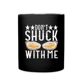 Oysters Oyster Lovers - Full Colour Mug - black - Front