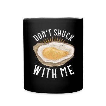 Oysters Oyster Lovers - Full Colour Mug - black - Front
