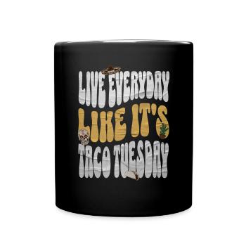 Taco - Tasse einfarbig - Schwarz - Vorne