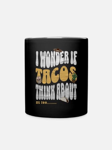 Taco - Tasse einfarbig - Schwarz