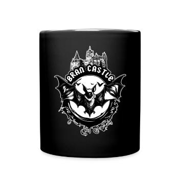 Schloss Bran, Rumänien - Dracula - Tasse einfarbig - Schwarz - Vorne