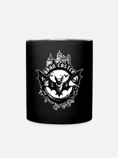 Schloss Bran, Rumänien - Dracula - Tasse einfarbig - Schwarz