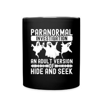 Paranormaler Ermittler Geister Jagen - Tasse einfarbig - Schwarz - Vorne