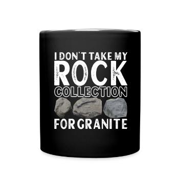 Geologe Geologie - Tasse einfarbig - Schwarz - Vorne