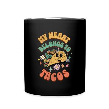 Taco - Tasse einfarbig - Schwarz - Vorne