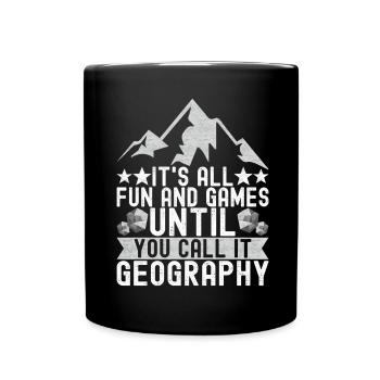 Geologe Geologie - Tasse einfarbig - Schwarz - Vorne